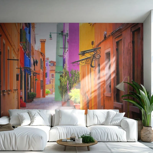 Fotobehang Premium Sand - Regenboogsteeg - Stad, Venetië, Architectuur - 300x210 cm