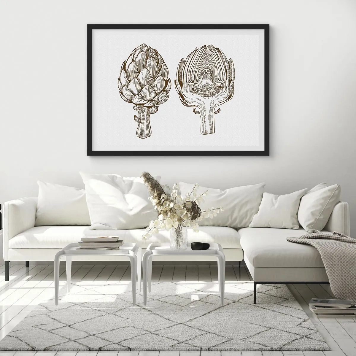 Poster in een zwarte lijst - Anatomieles - 91x61 cm