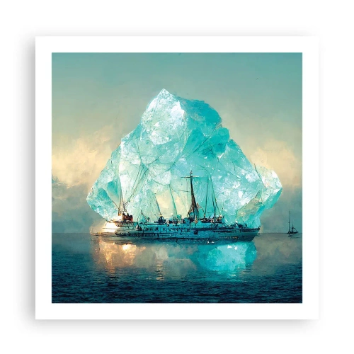 Poster - Arctische diamant - 60x60 cm