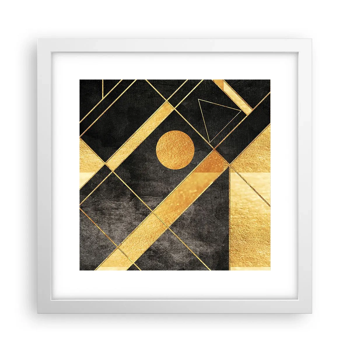 Poster in een witte lijst - De zon van de woestijn - 30x30 cm