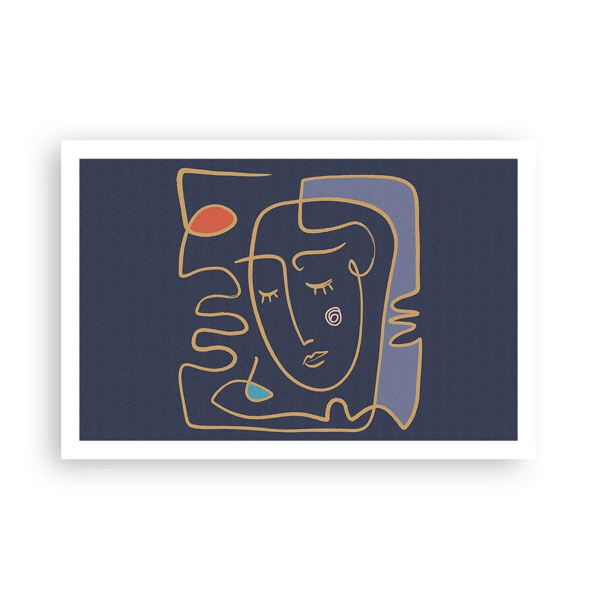 Poster - In nadenken - 91x61 cm