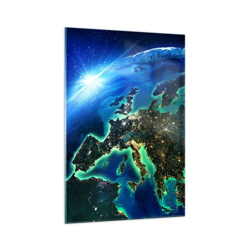 Schilderen op glas - Sprankelend Europa - 70x100 cm