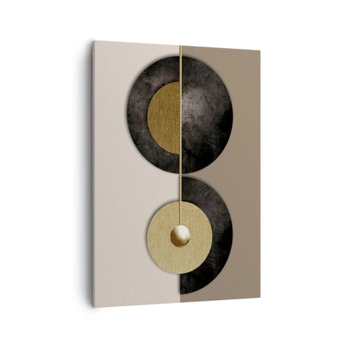 Schilderen op canvas - Variaties rond de cirkel - 50x70 cm