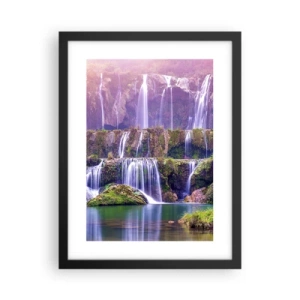 Poster in een zwarte lijst - Trap naar de hemel - 30x40 cm