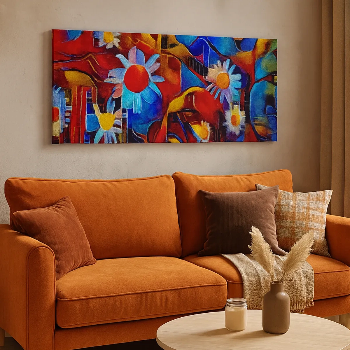 Schilderen op canvas - De kleuren van het leven - 30x30 cm