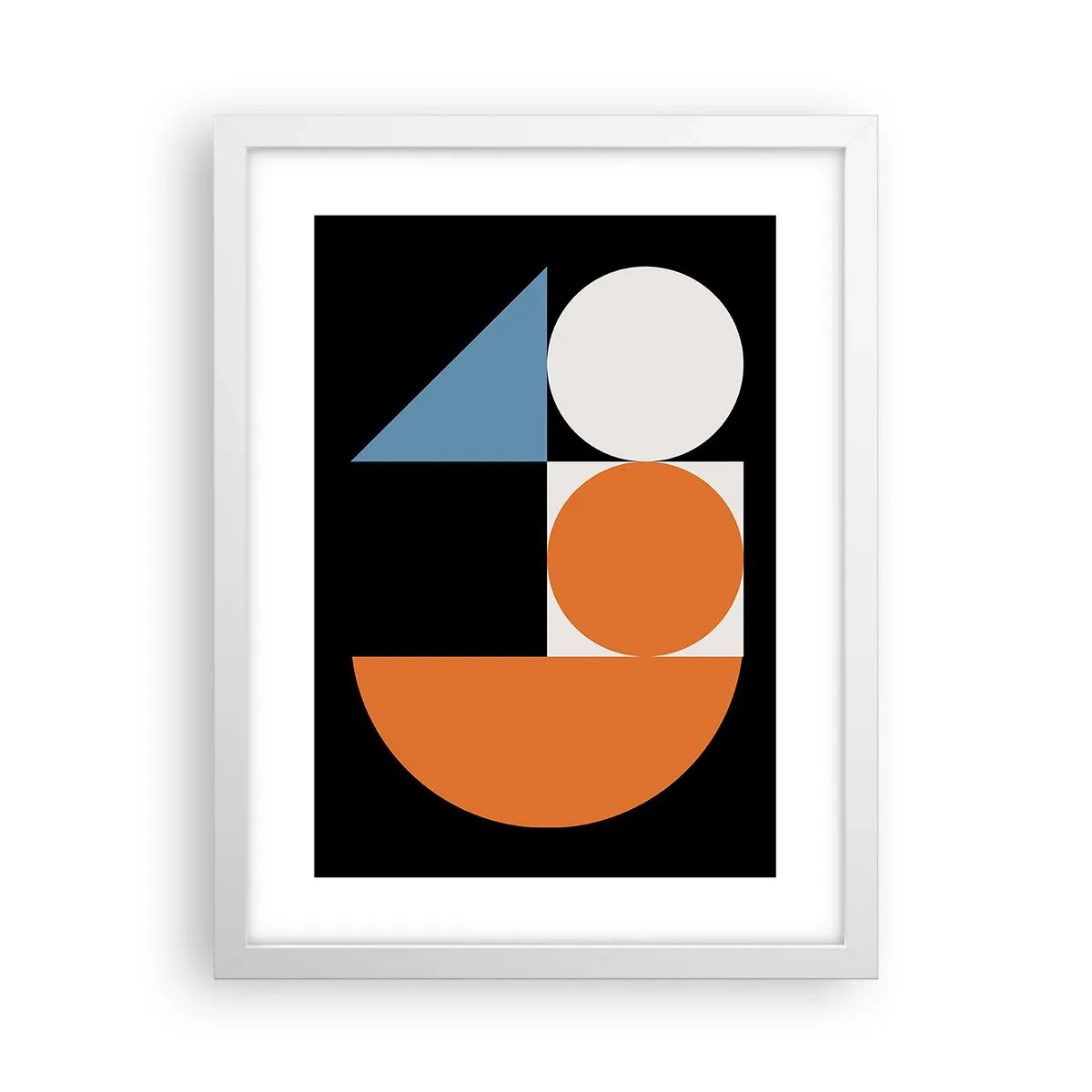 Poster in een witte lijst - Dacht lay-out - 30x40 cm