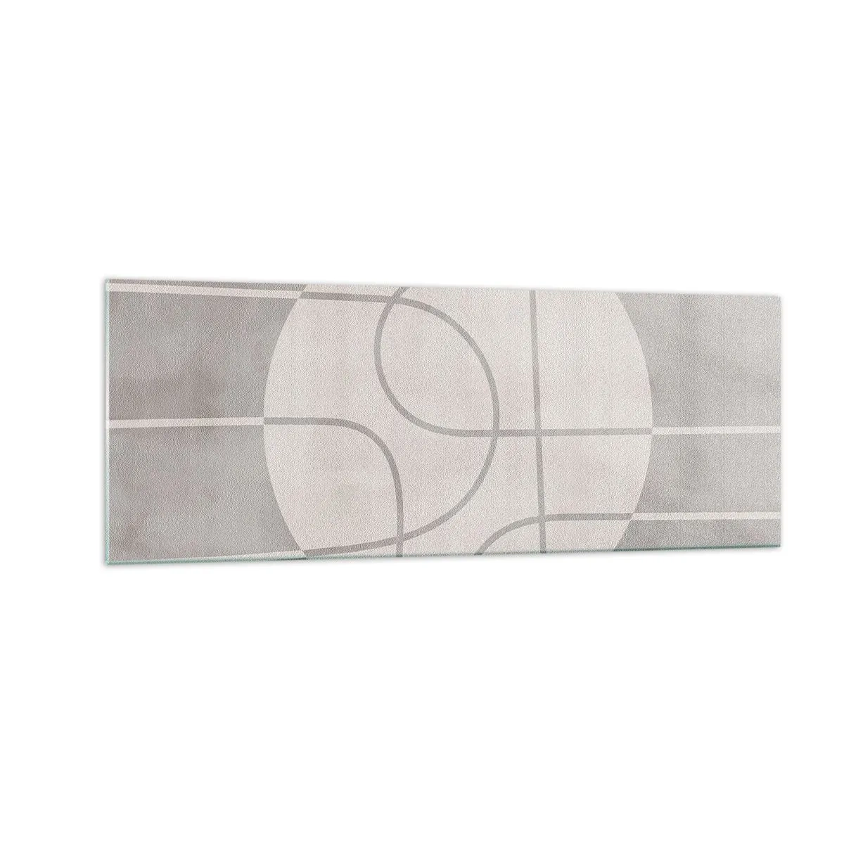 Schilderen op glas - Rond en rechtdoor - 140x50 cm