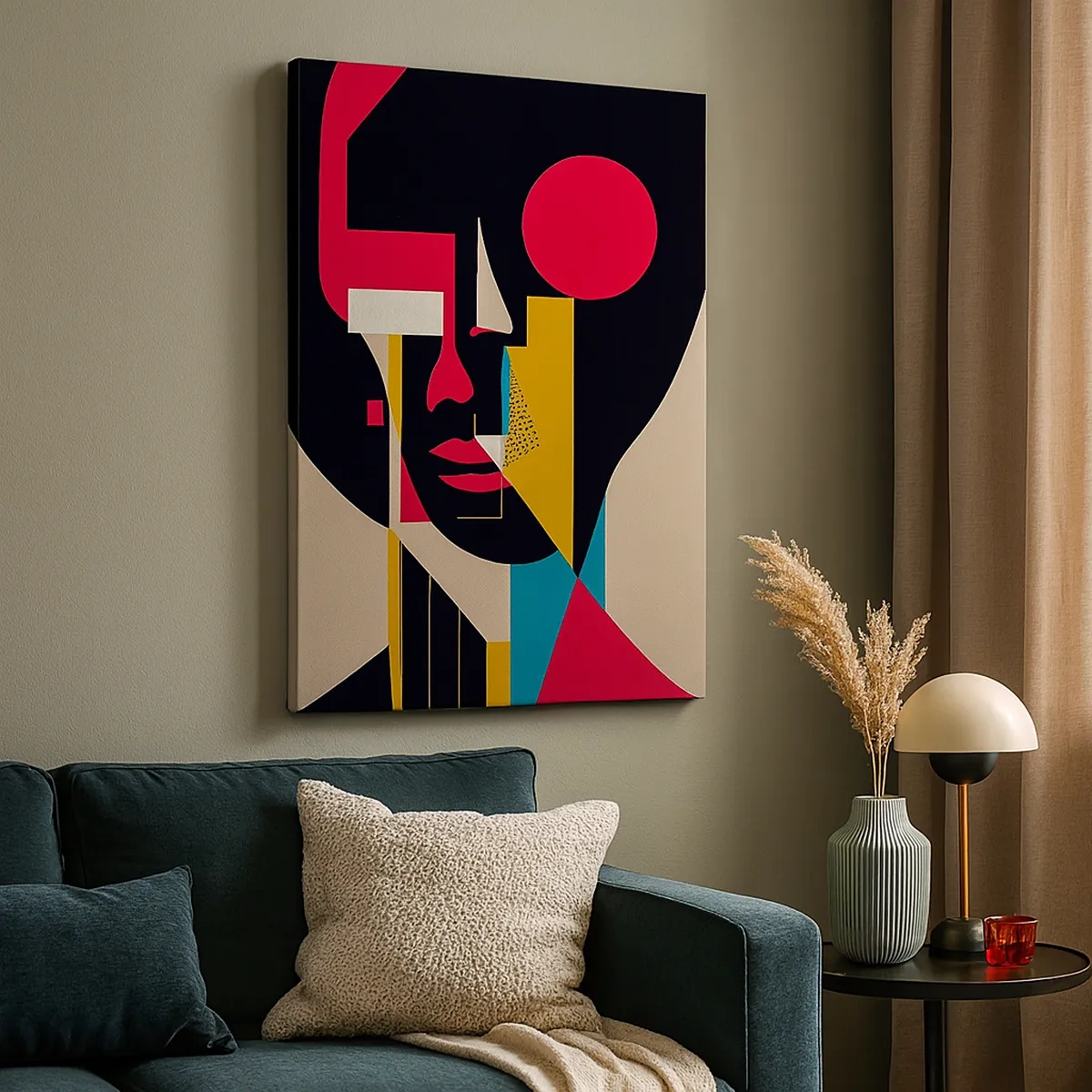 Schilderen op canvas - Haar innerlijke wereld - 50x70 cm