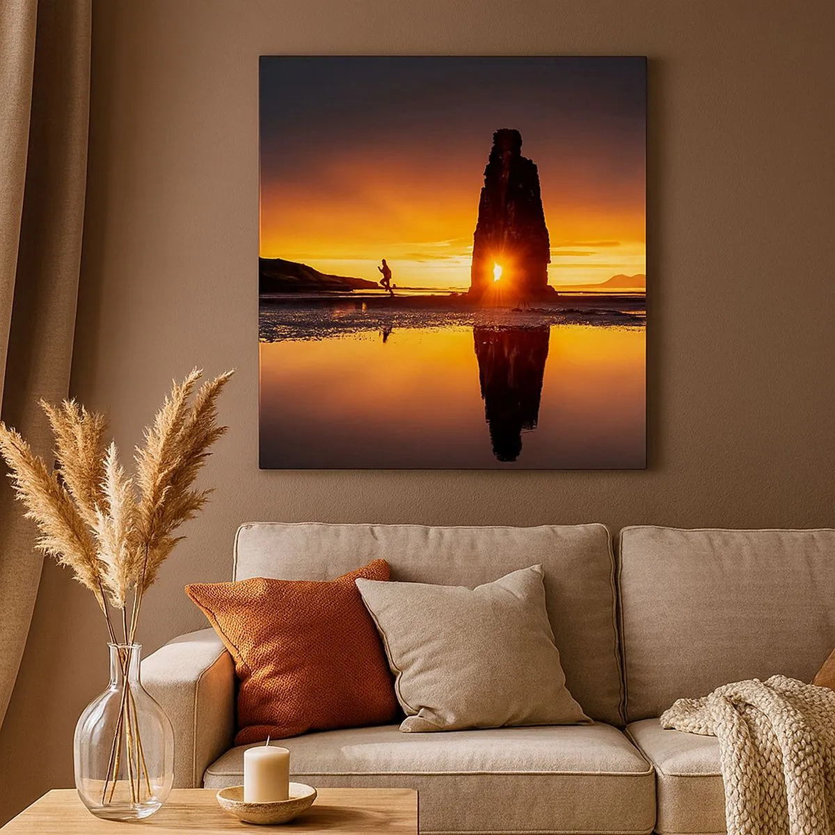 Schilderen op canvas - Alleen jij en de natuur - 30x30 cm