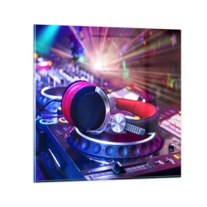 Schilderen op glas - Het zal, het zal gebeuren - 50x50 cm