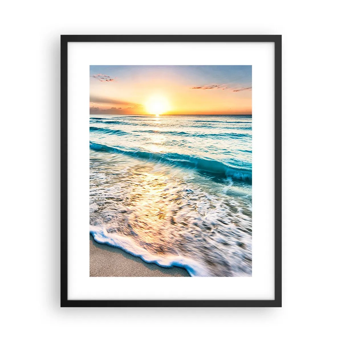Poster in een zwarte lijst - Een uitzicht dat de moeite waard is - 40x50 cm