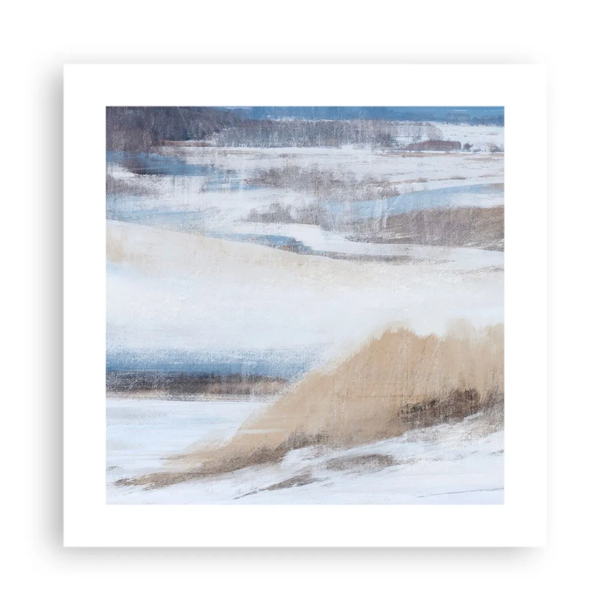 Poster - Winterse compositie - 40x40 cm
