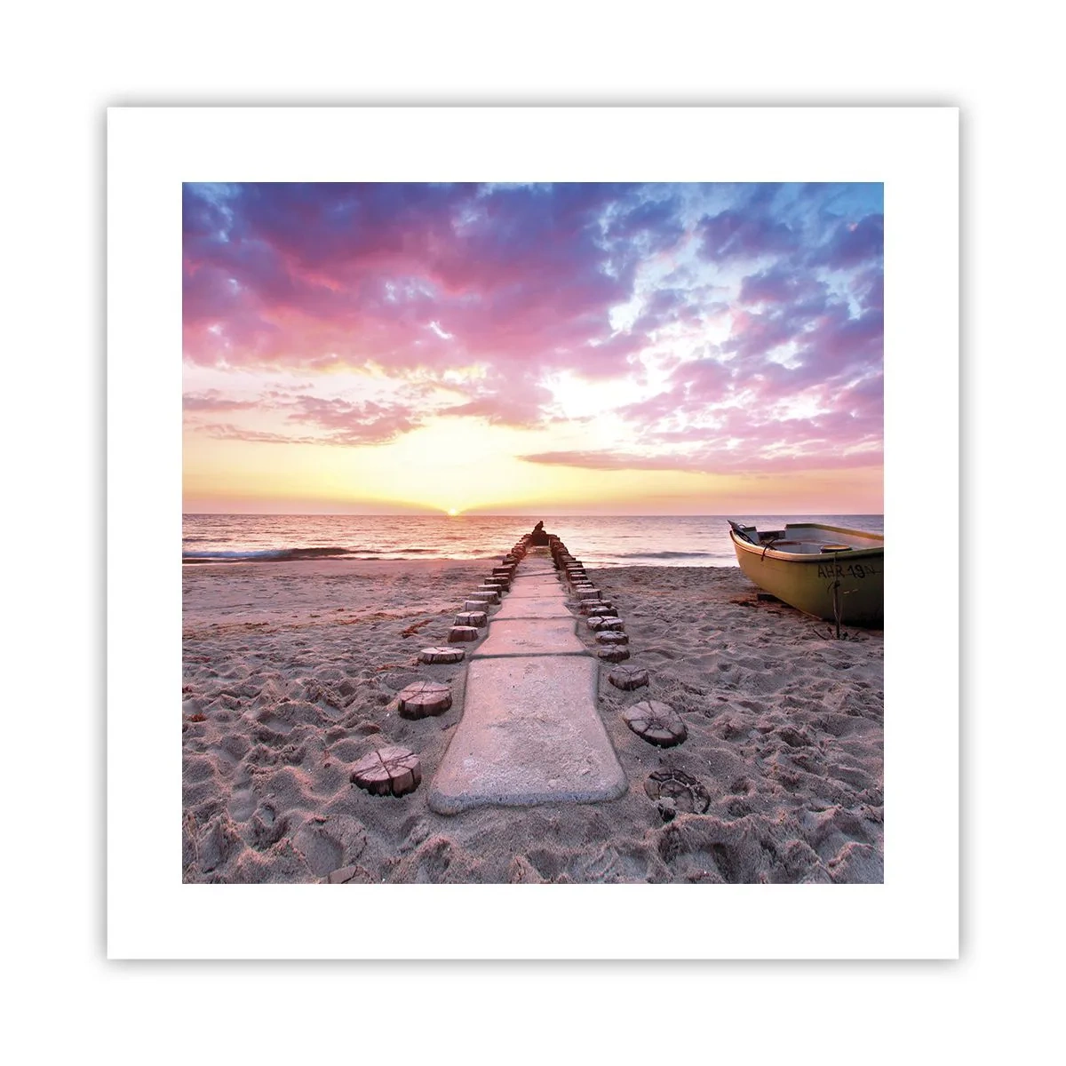 Poster - Een moment van diepe ervaring - 40x40 cm