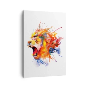 Schilderen op canvas - Van woede exploderen  - 50x70 cm