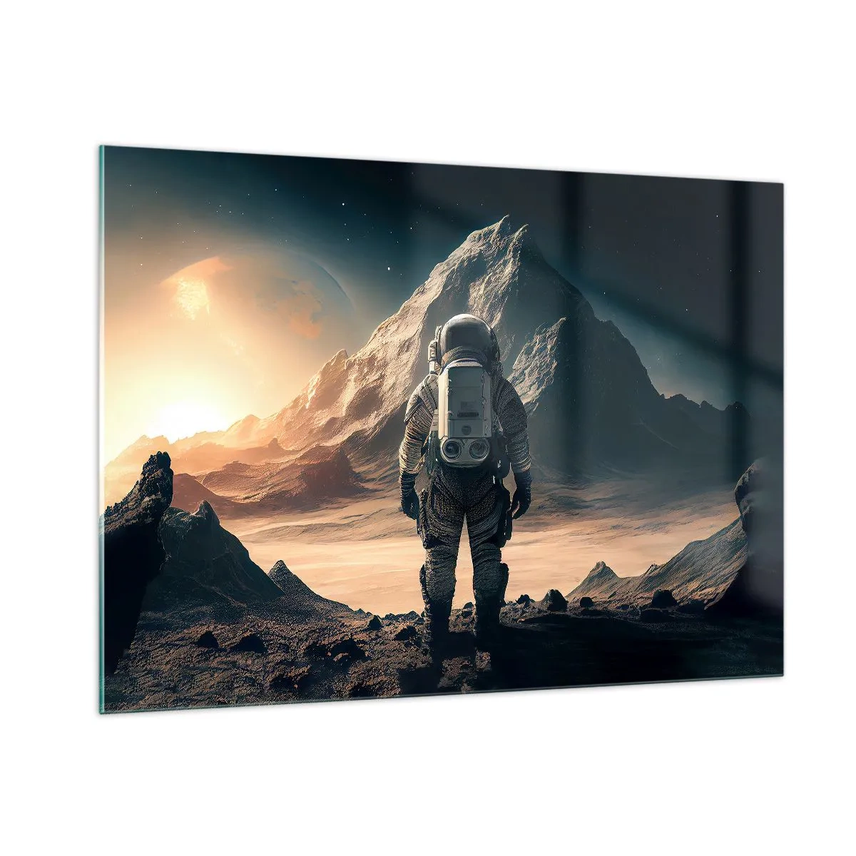 Schilderen op glas - Nieuwe uitdaging - 100x70 cm