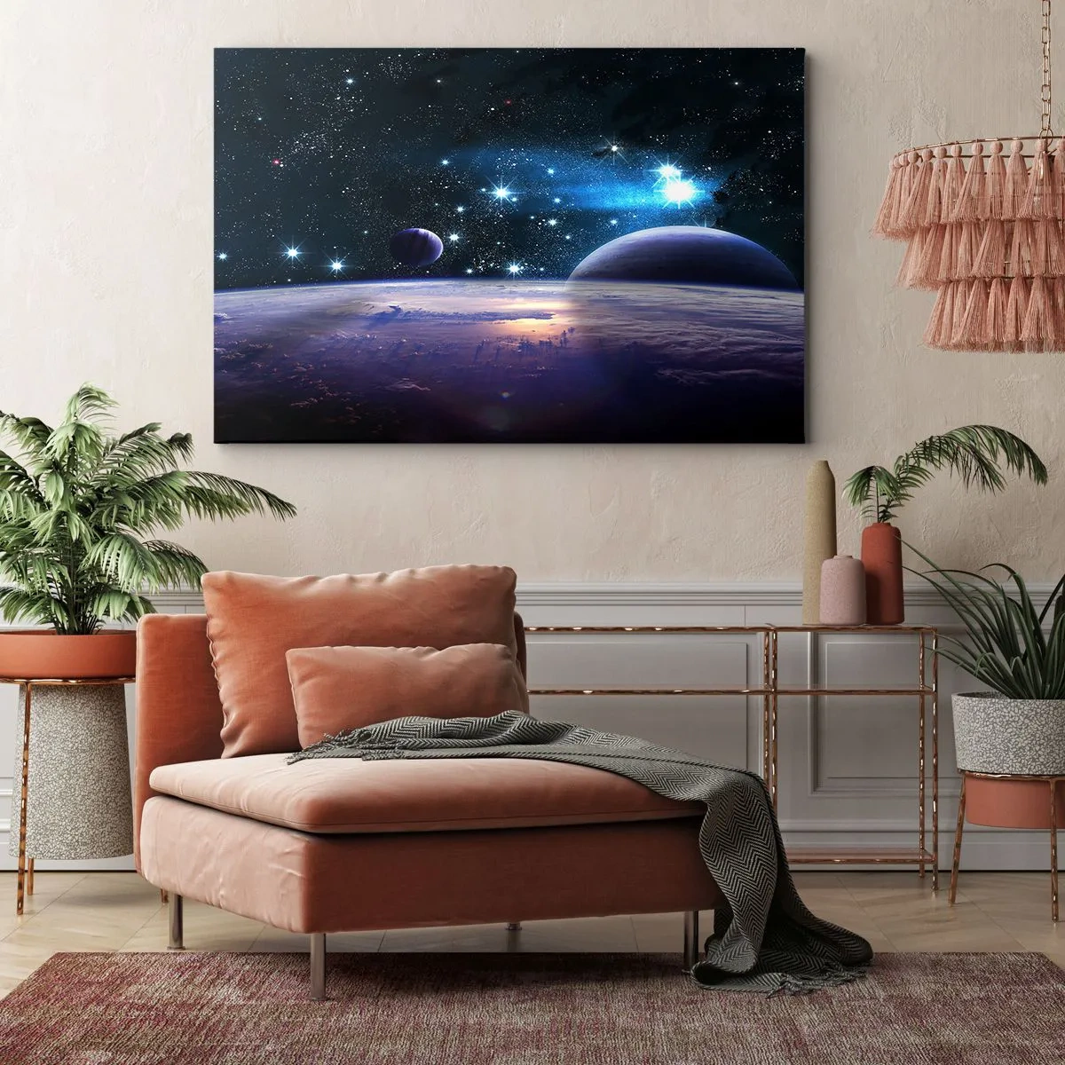 Schilderen op canvas - Nog steeds alleen? - 100x70 cm