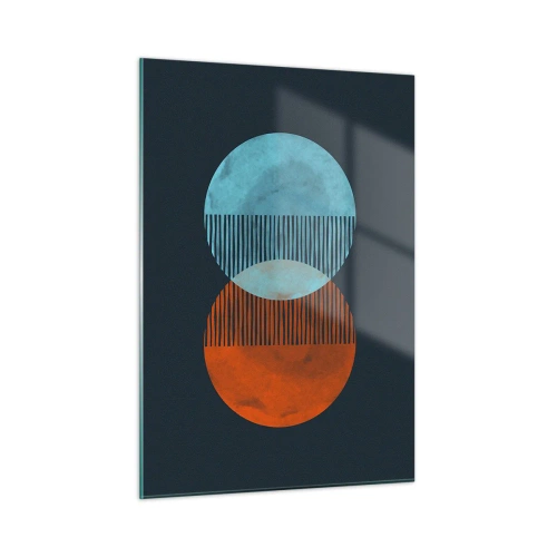 Schilderen op glas - Astronomische fantasie - 50x70 cm