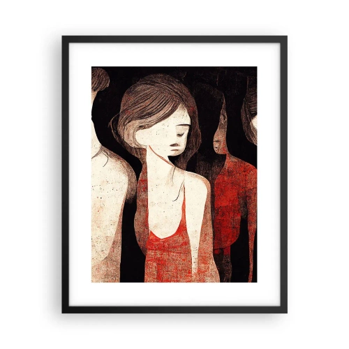 Poster in een zwarte lijst - Madonna's van duisternis - 40x50 cm