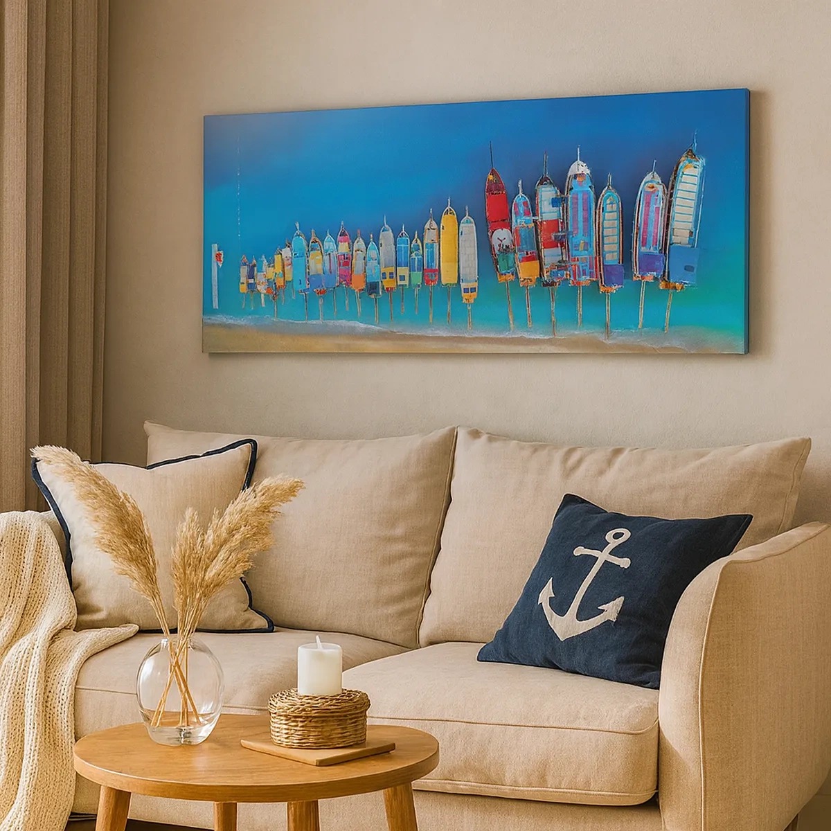 Schilderen op canvas - Vanuit vogelperspectief - 30x30 cm