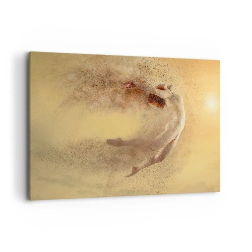 Schilderen op canvas - In dansende extase - 120x80 cm