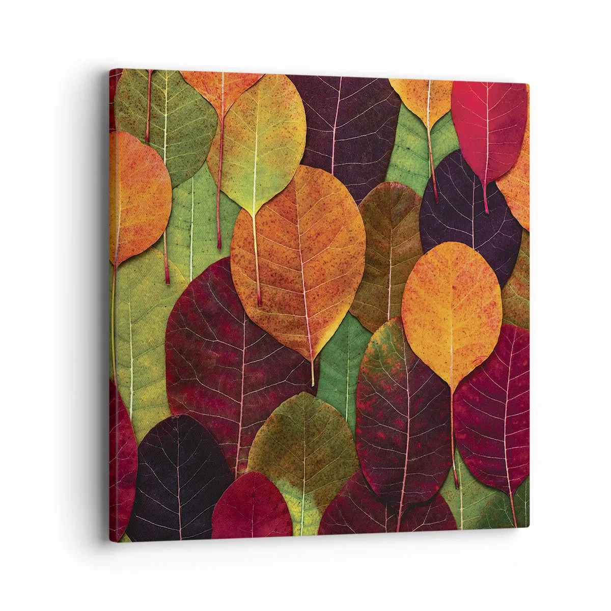 Schilderen op canvas - Herfst mozaïek - 40x40 cm