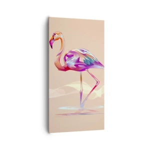 Schilderen op canvas - De vogel van goede emoties - 65x120 cm