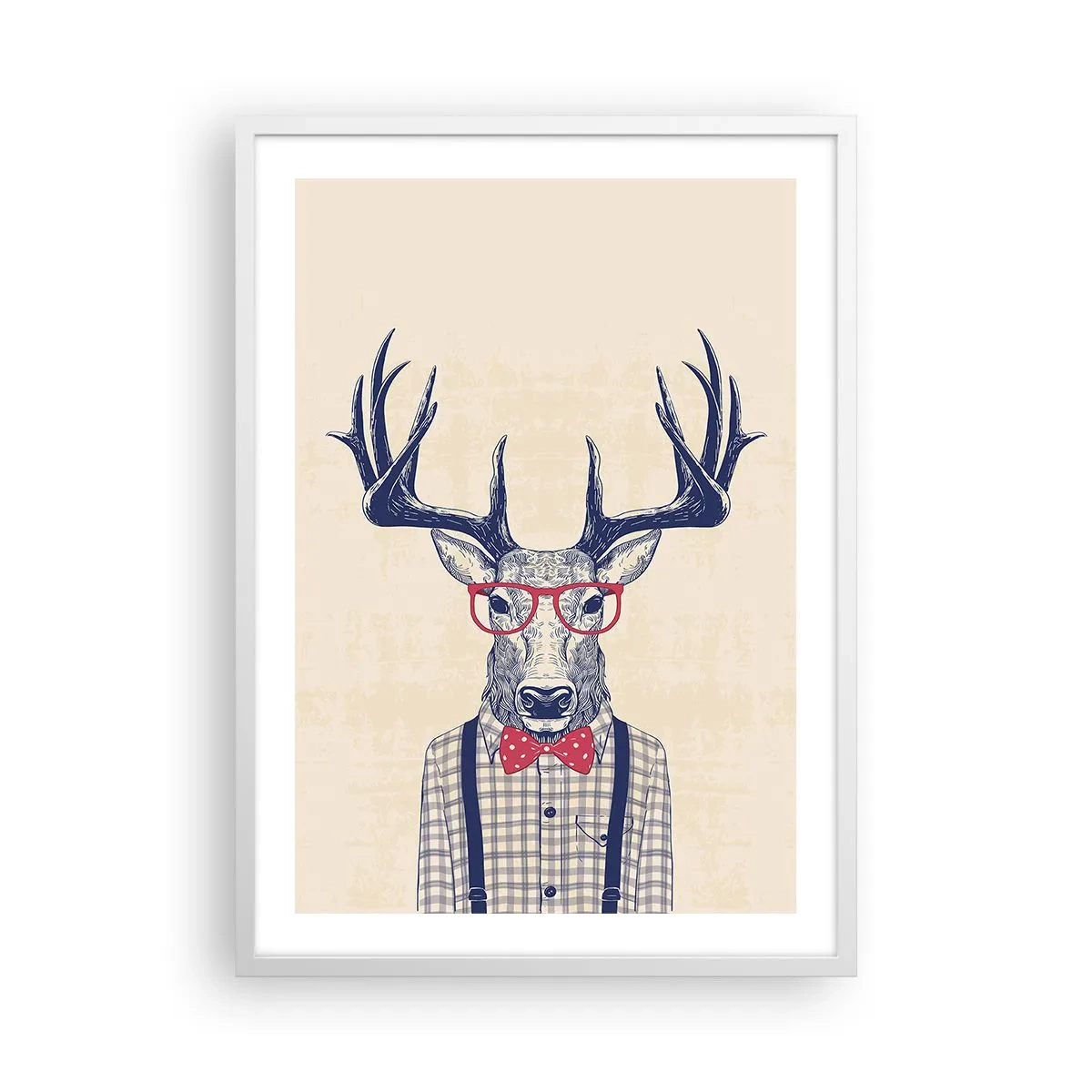 Poster in een witte lijst - Een grappig extravaganza - 50x70 cm