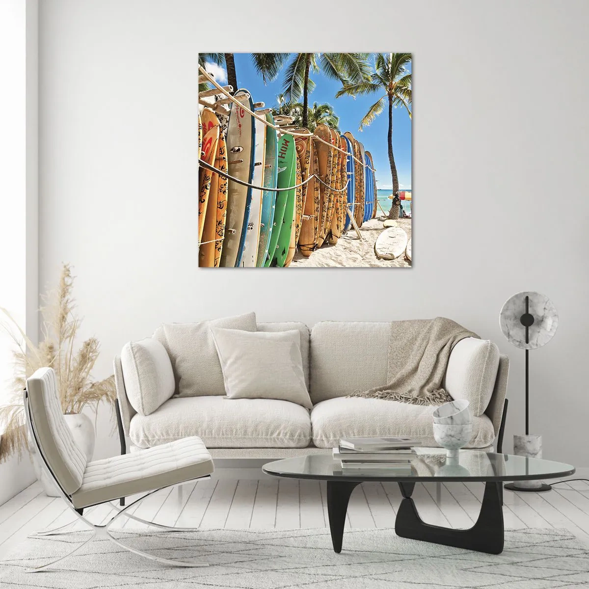 Schilderen op glas - Zonnig plezier - 60x60 cm