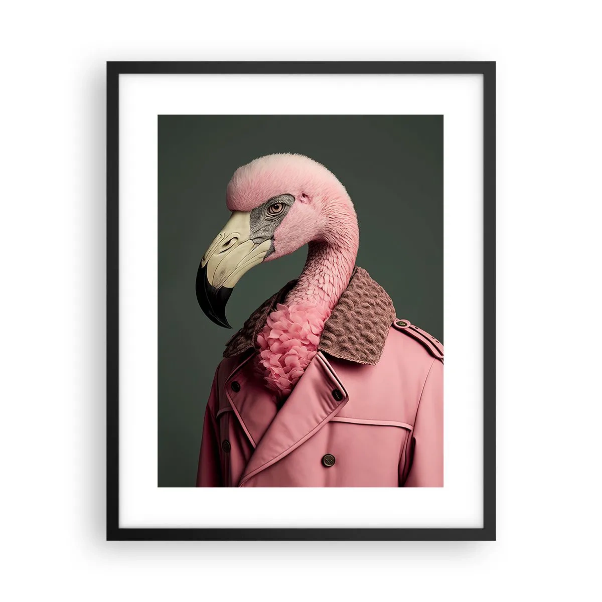Poster in een zwarte lijst - Echte elegantie - 40x50 cm