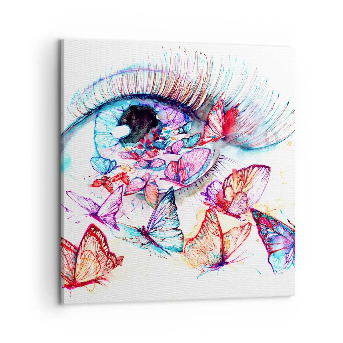 Schilderen op canvas - Sprookjesachtige ogen charme - 50x50 cm