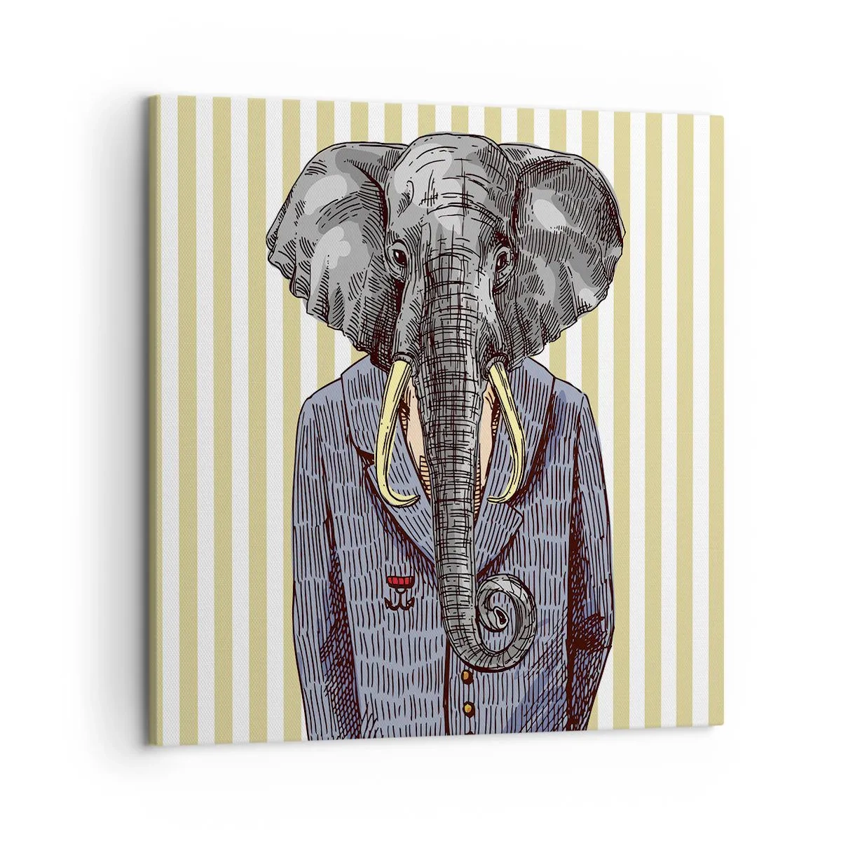 Schilderen op canvas - Elegant van nature - 50x50 cm