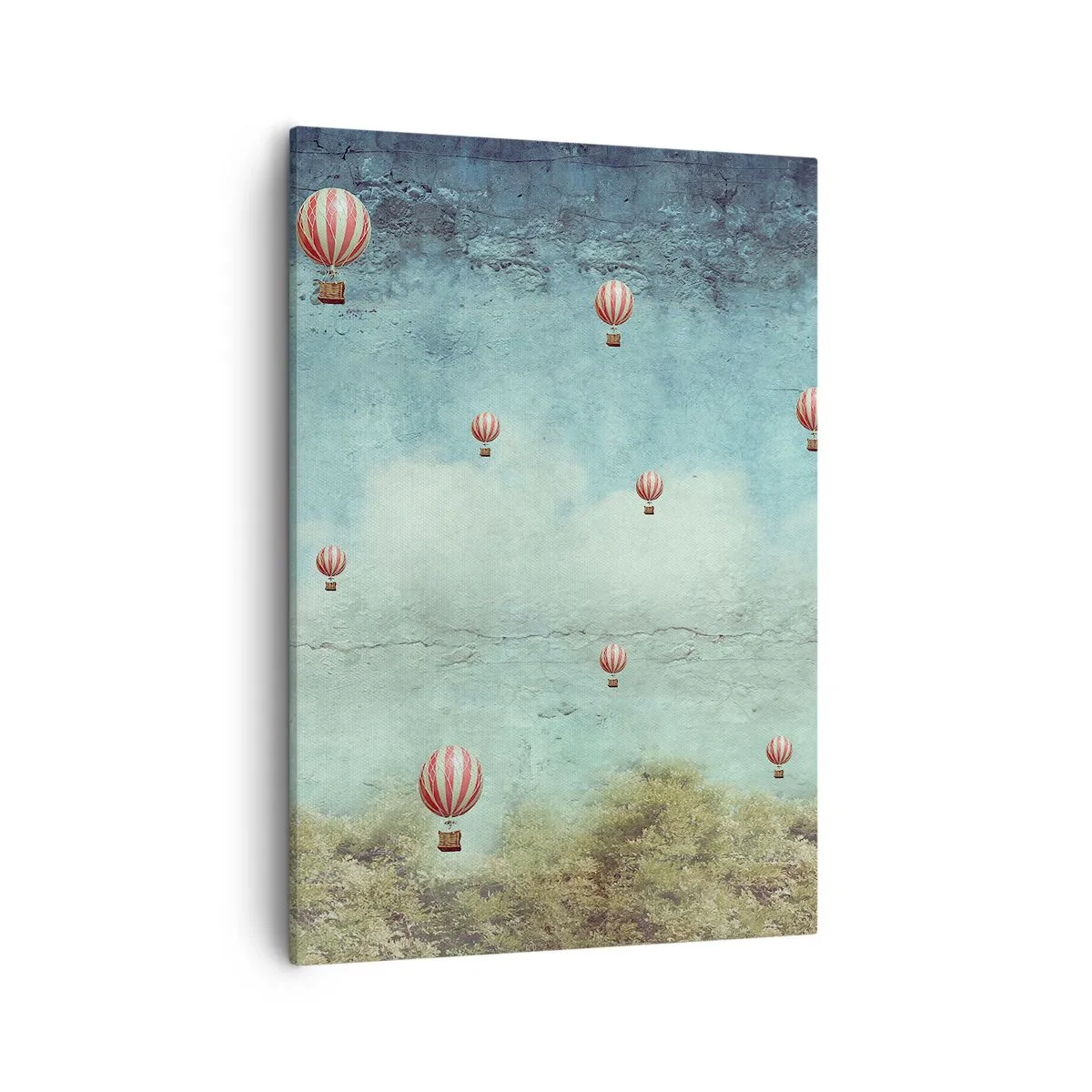 Schilderen op canvas - Vrij van de drukte van het leven - 50x70 cm