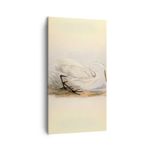 Schilderen op canvas - Dame op de biezen - 45x80 cm