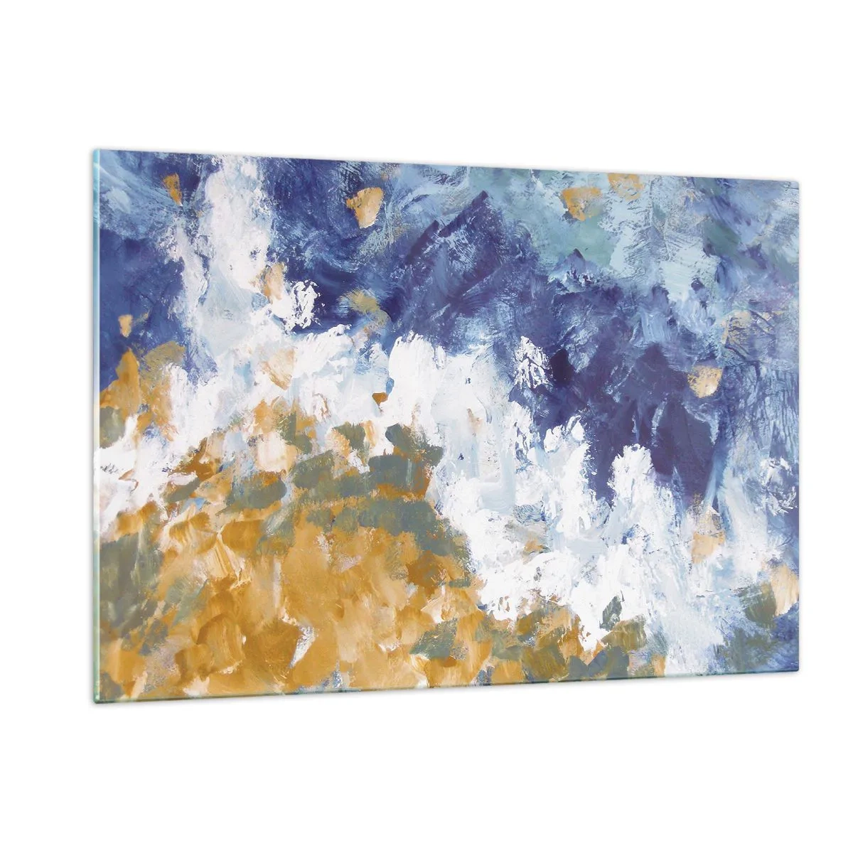 Schilderen op glas - Dans der Elementen - 120x80 cm