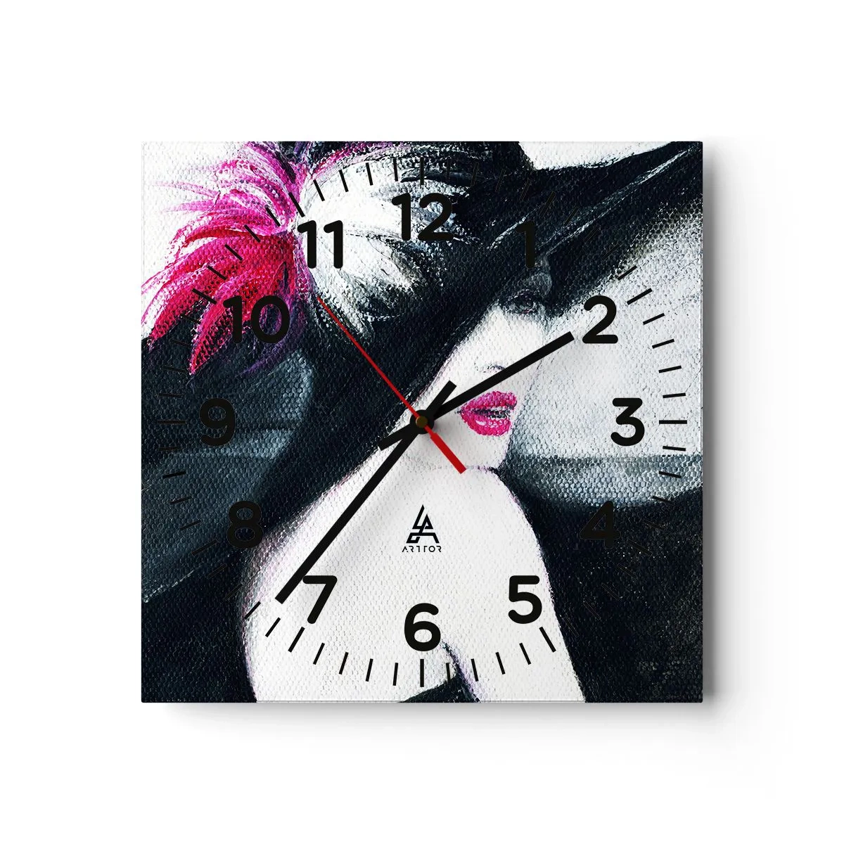 Wandklok - Klok - Altijd een geheim - 40x40 cm