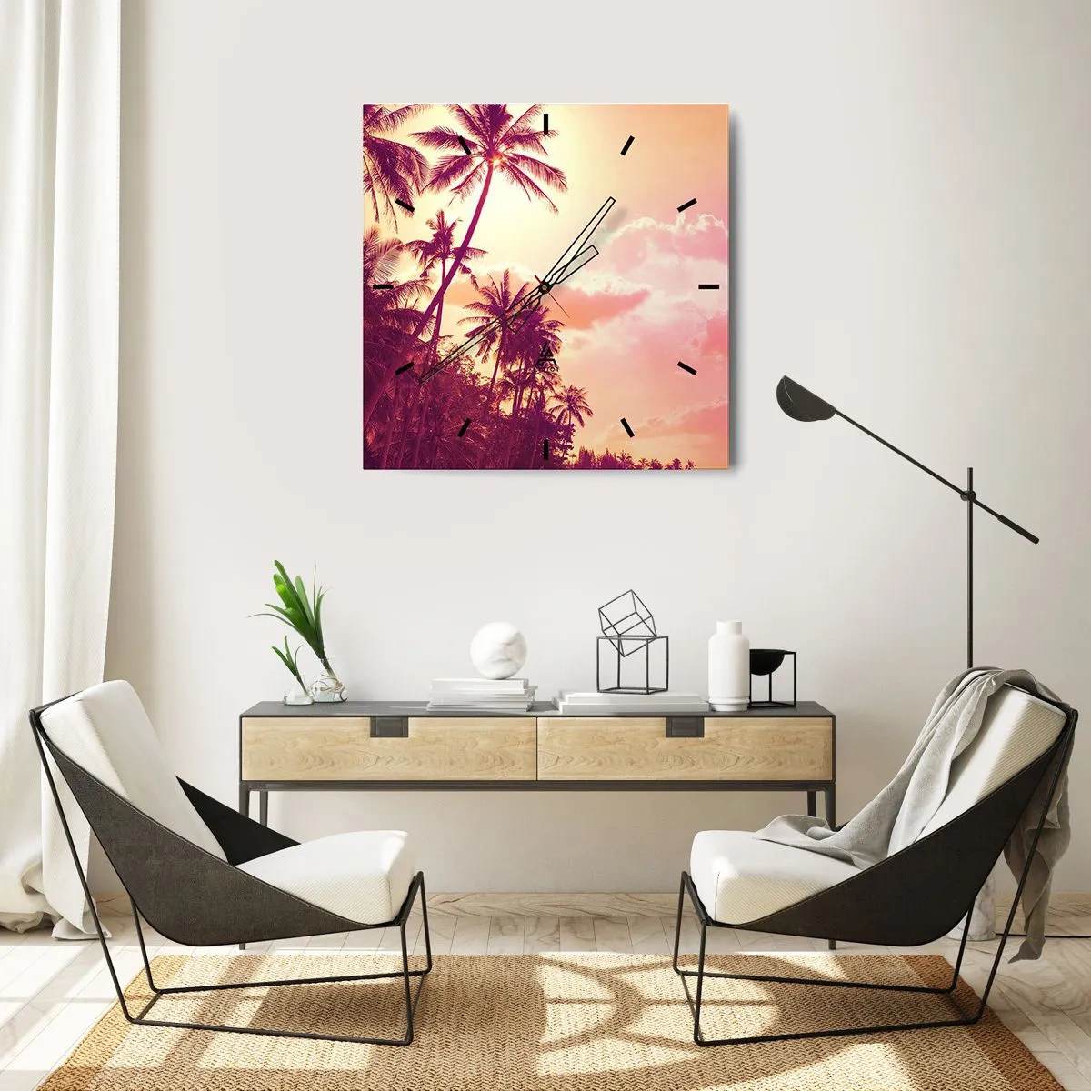Wandklok - Klok - Je moet kiezen - 30x30 cm