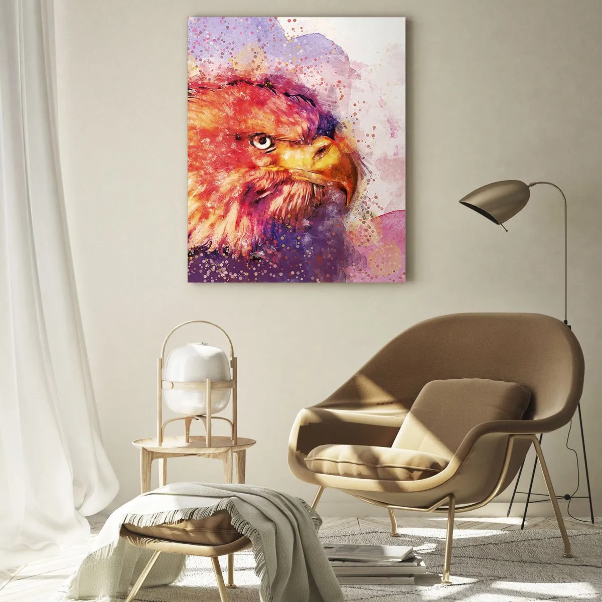 Schilderen op glas - Je wilt niet weten wat ik denk - 50x70 cm