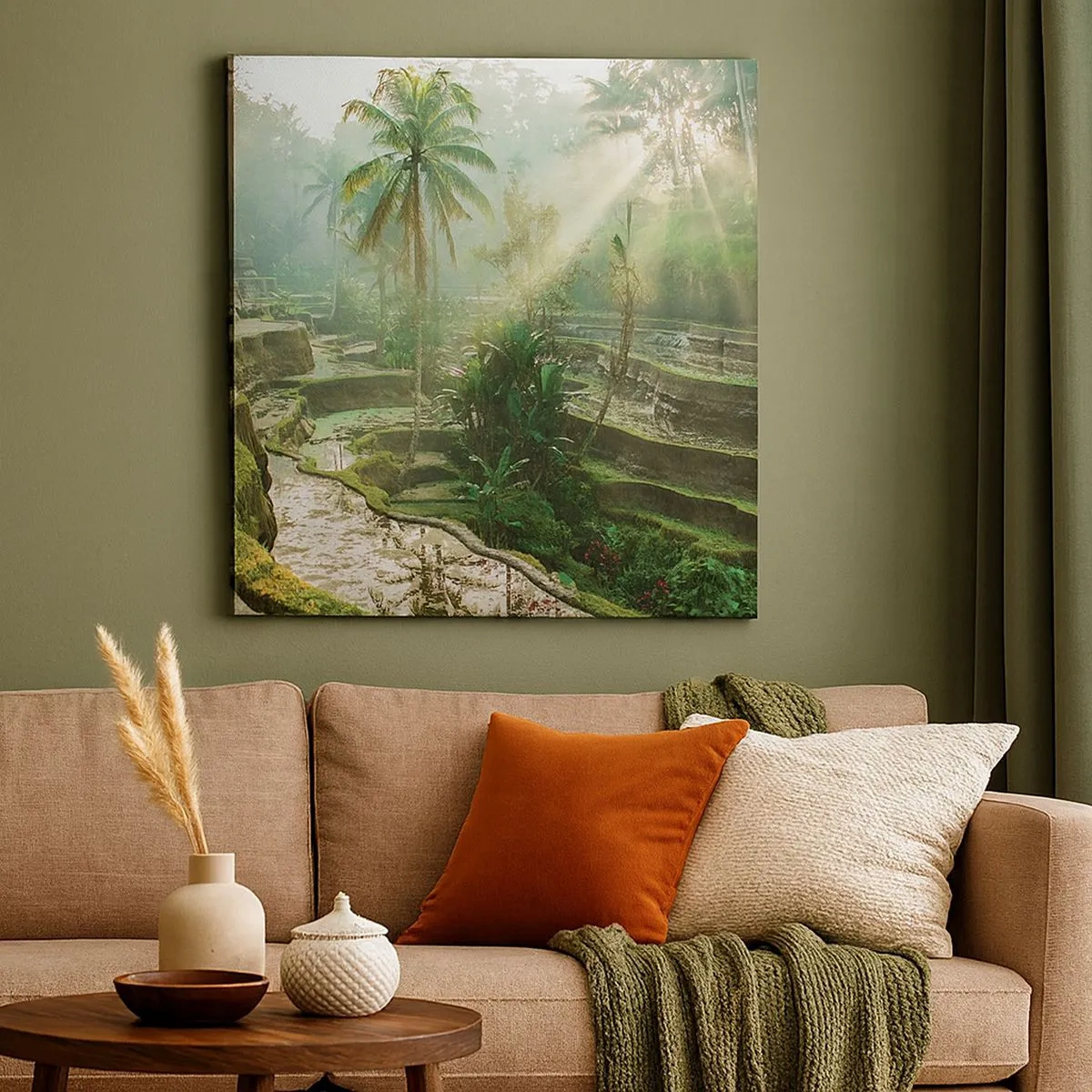 Schilderen op canvas - Opgroeien in de zon - 30x30 cm