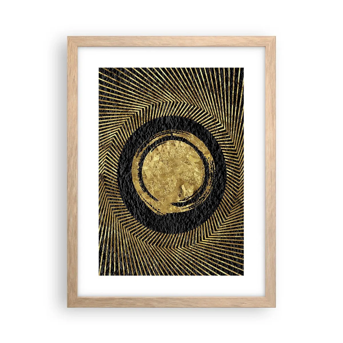 Een poster in een licht eiken lijst - Glamour-compositie - 30x40 cm