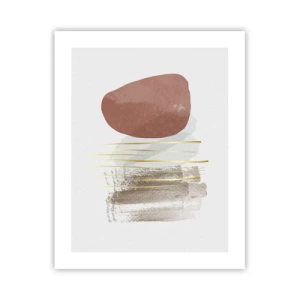 Poster - Abstracte zuilengalerij - 40x50 cm