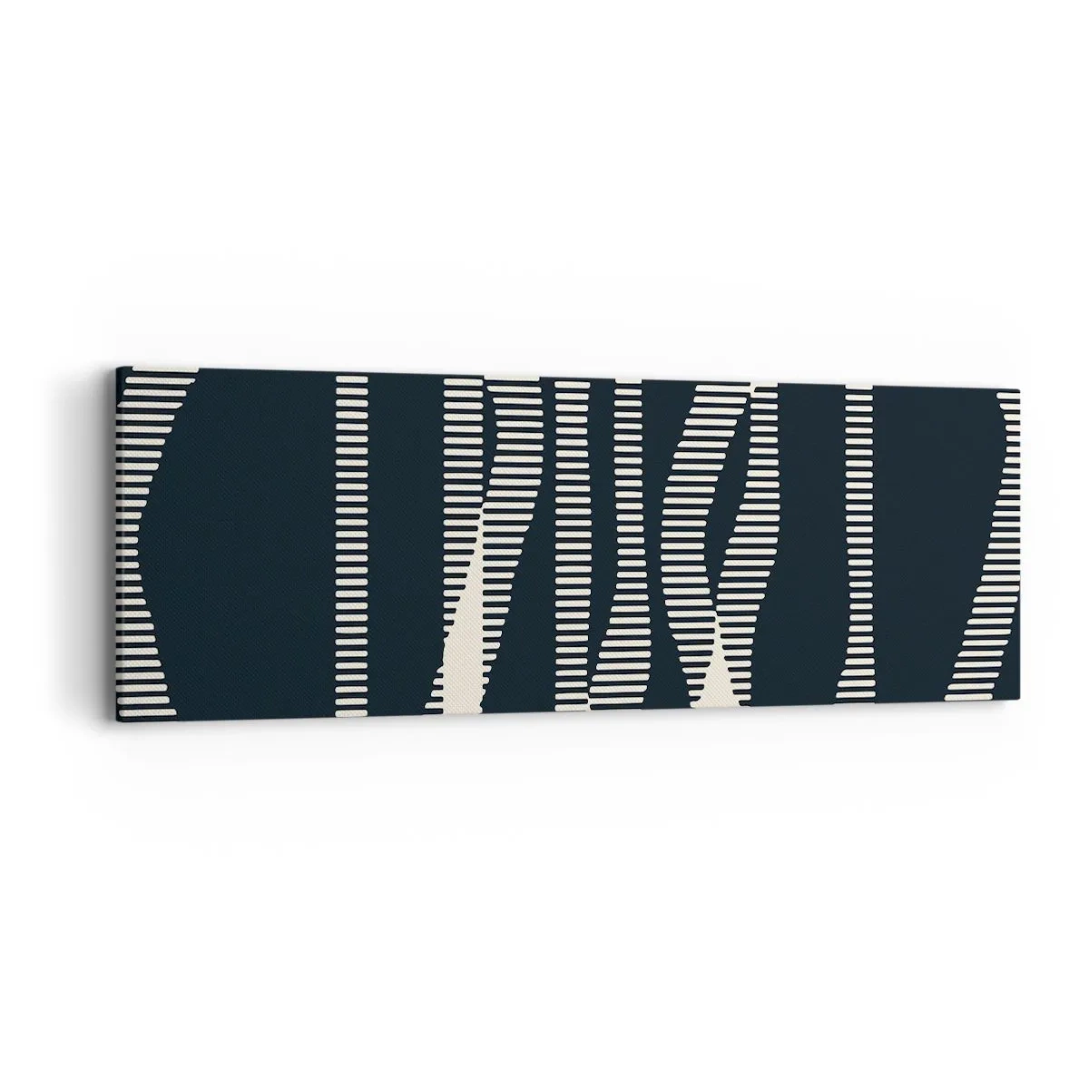 Schilderen op canvas - Een poging om de duisternis te doorbreken - 90x30 cm