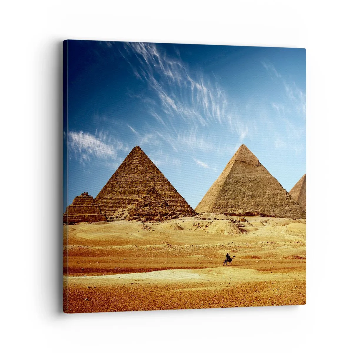 Schilderen op canvas - 40 eeuwen kijken naar je - 40x40 cm