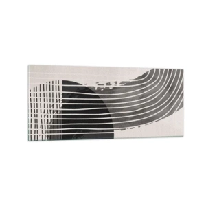 Schilderen op glas - Daar en terug - 120x50 cm