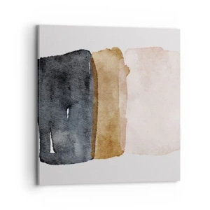 Schilderen op canvas - De samenstelling van de kleuren van de aarde - 70x70 cm