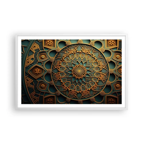 Poster in een witte lijst - In Arabische sfeer - 91x61 cm