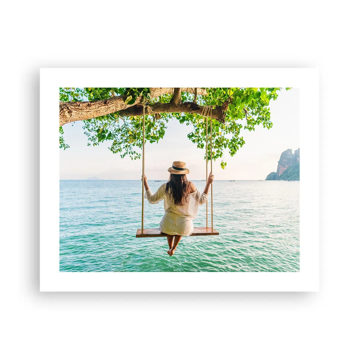 Poster - Het leven is prachtig - 50x40 cm