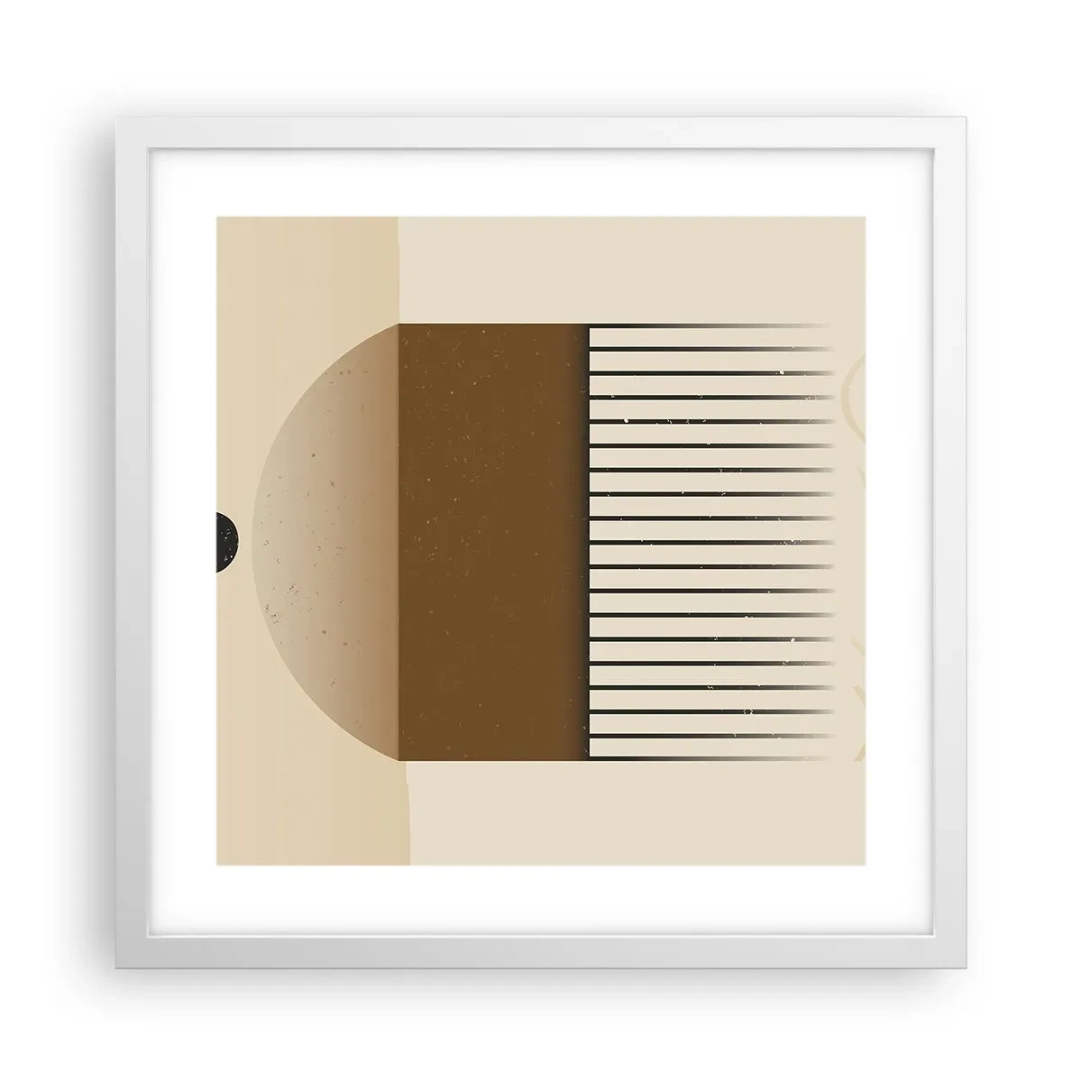 Poster in een witte lijst - verschillende staten - 40x40 cm
