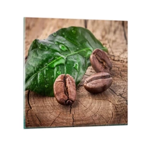 Schilderen op glas - De meest ware en zwarte - 60x60 cm