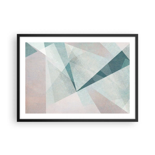 Poster in een zwarte lijst - Makkelijk maar dynamisch - 70x50 cm