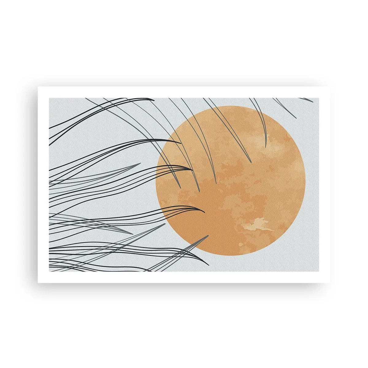 Poster - Altijd naar de zon - 91x61 cm